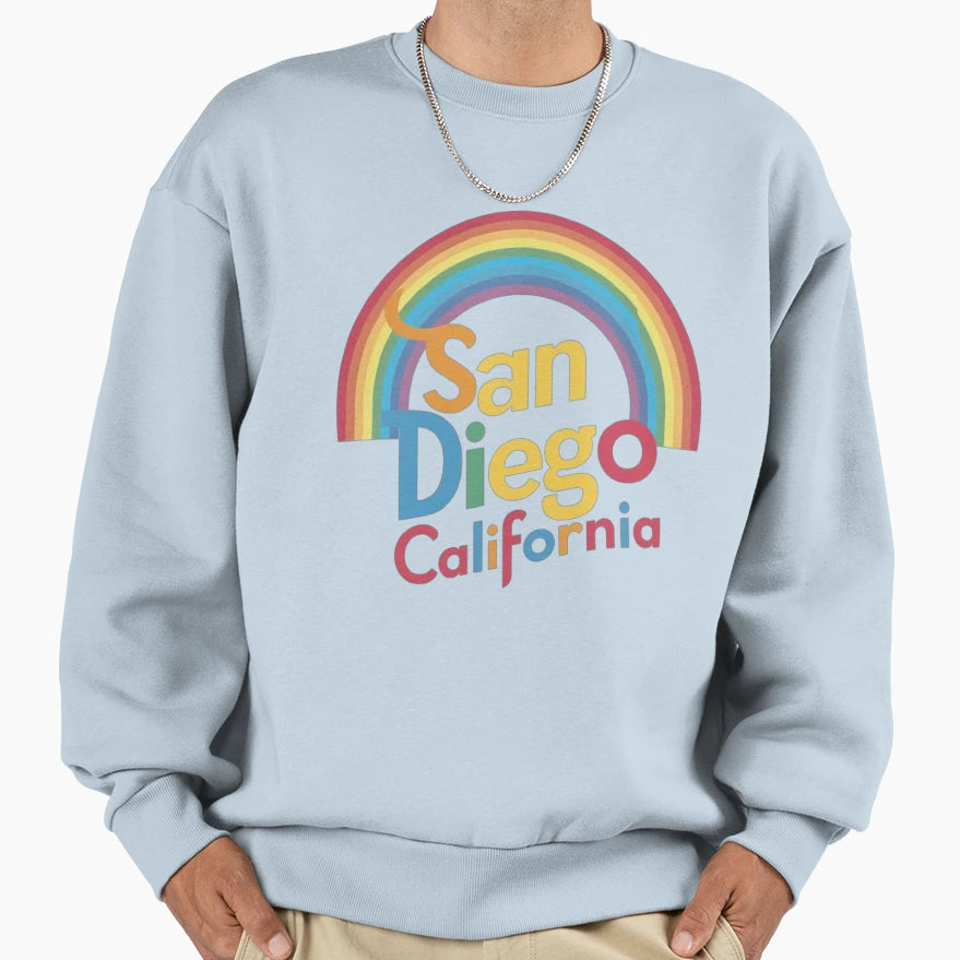 San Diego California Sweatshirt - Aesthetic Graphic Unisex - T-Shirt, Sweatshirt, Hoodie