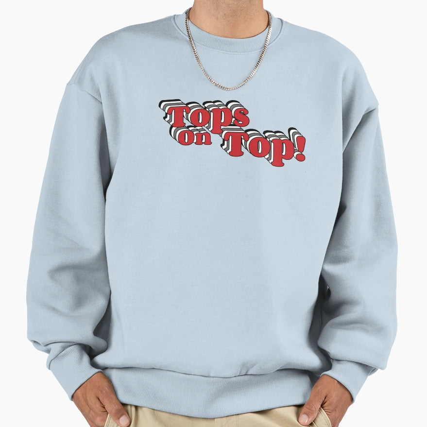 Tops Sweatshirt - Graphic Print for Adults - T-Shirt, Sweatshirt, Hoodie