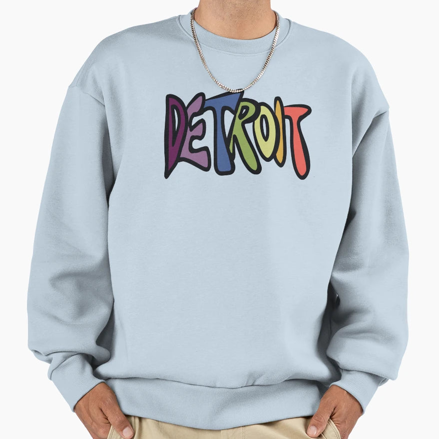 Detroit Pride Sweatshirt - Streetwear Style for Adults - T-Shirt, Sweatshirt, Hoodie