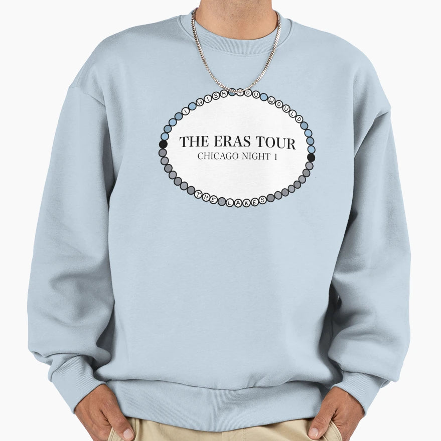 Chicago Night 1 Sweatshirt - Trendy Graphic for Adults - T-Shirt, Sweatshirt, Hoodie