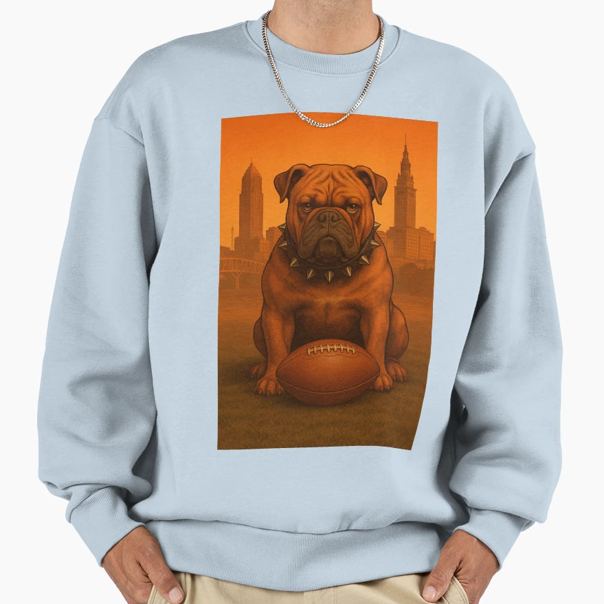 Cleveland Football V6 Sweatshirt - Aesthetic Graphic for Adults - T-Shirt, Sweatshirt, Hoodie