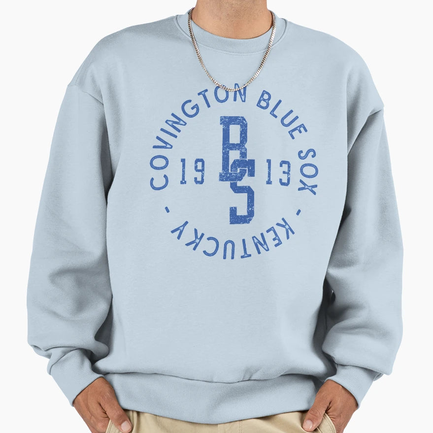 Covington Blue Sox Federal League Sweatshirt - Minimalist Print Men Women - T-Shirt, Sweatshirt, Hoodie