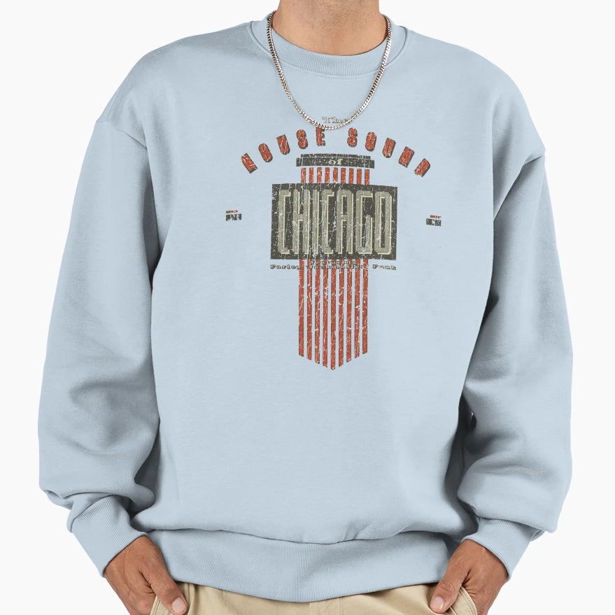 House Sound Chicago 1986 Sweatshirt - Casual Everyday Wear for Adults - T-Shirt, Sweatshirt, Hoodie