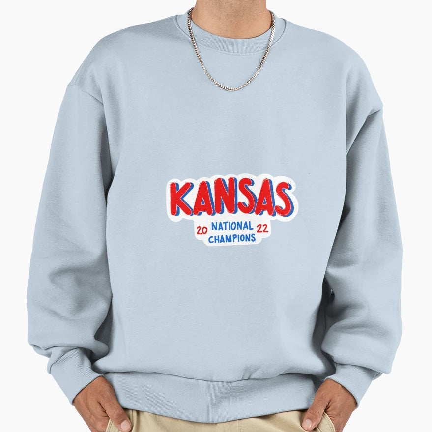2022 Kansas Champs Sweatshirt - Graphic Print for Adults - T-Shirt, Sweatshirt, Hoodie