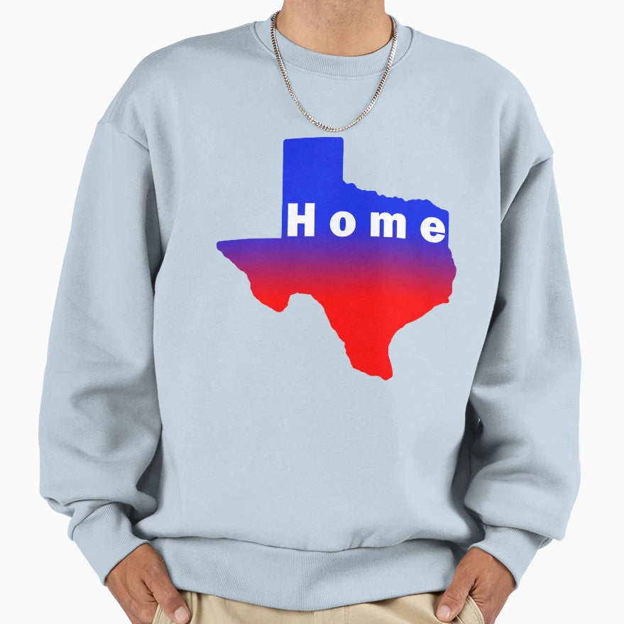 Iskybibblle Home Range Texas Red Sweatshirt - Streetwear Style Men Women - T-Shirt, Sweatshirt, Hoodie