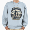 Los Angeles Baseball My Dad Blue T-Shirt - Custom Art Print for Adults - T-Shirt, Sweatshirt, Hoodie