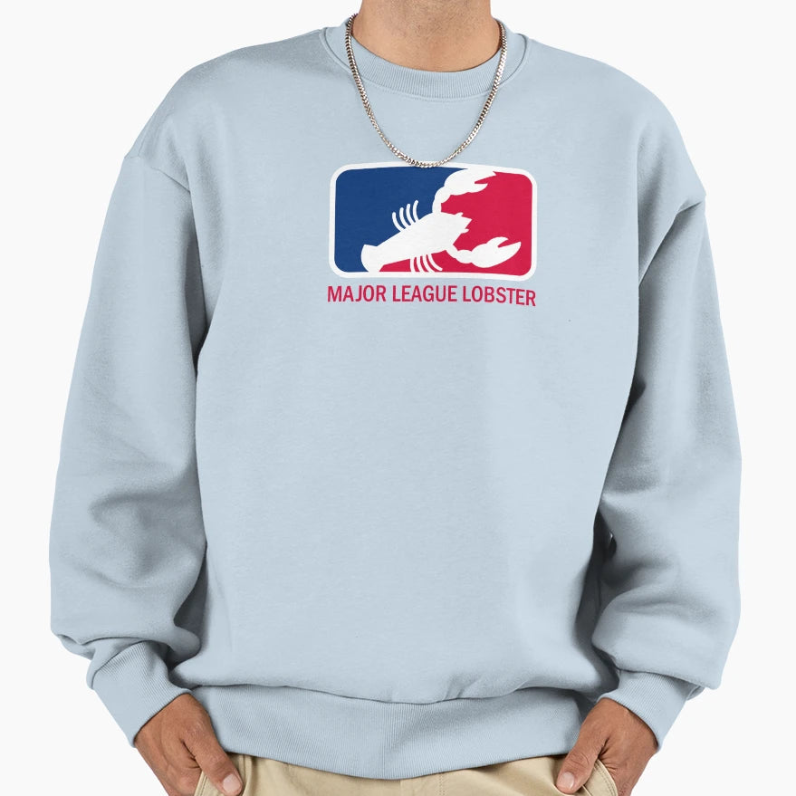 Major League Lobster Red Letters Sweatshirt - Trendy Graphic Unisex - T-Shirt, Sweatshirt, Hoodie
