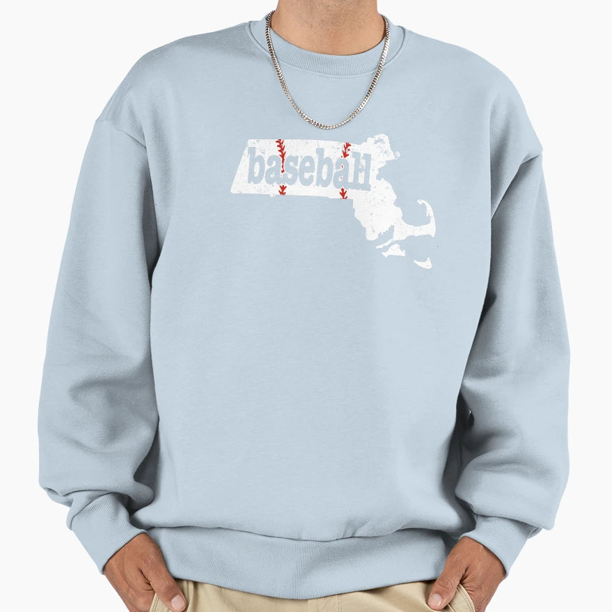 Massachusetts Baseball Fans Gift T-Shirt - Novelty Apparel Men Women - T-Shirt, Sweatshirt, Hoodie