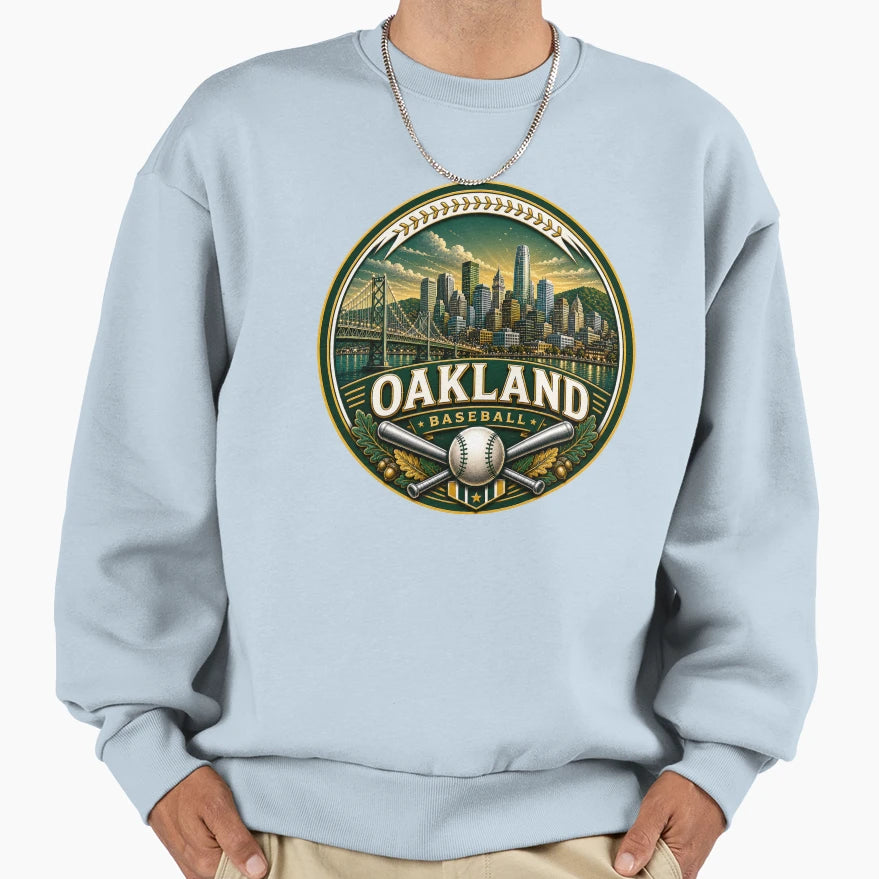 Oakland Sports Logo Fan Gear Gift Hoodie - Minimalist Print Men Women - T-Shirt, Sweatshirt, Hoodie
