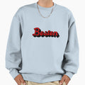Boston Red And Black Sweatshirt - Streetwear Style Men Women - T-Shirt, Sweatshirt, Hoodie