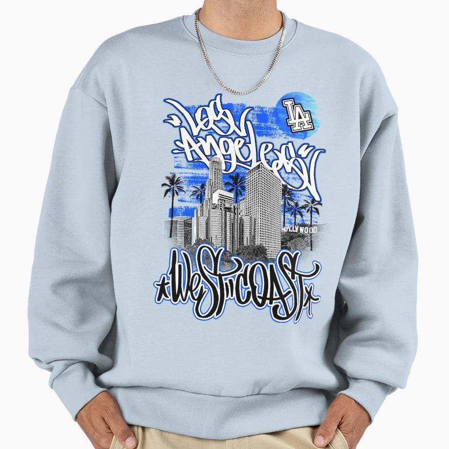 Los Angeles Buildings Sweatshirt - Fun Novelty Design Men Women - T-Shirt, Sweatshirt, Hoodie