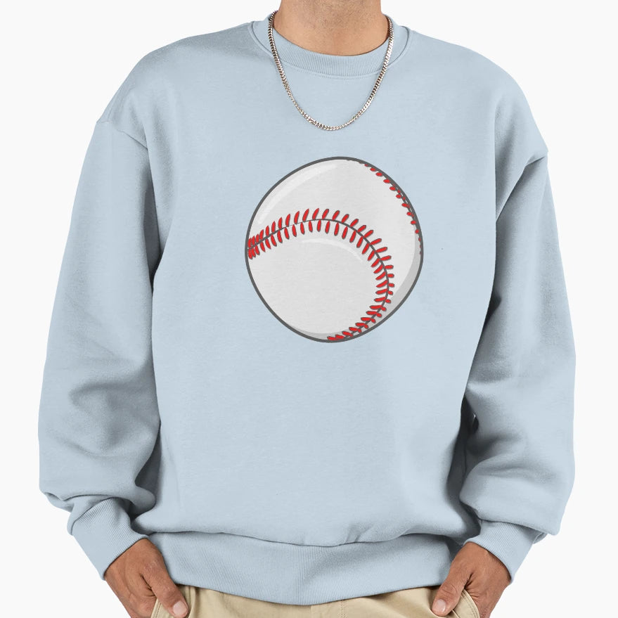 Baseball Sweatshirt - Aesthetic Graphic Men Women - T-Shirt, Sweatshirt, Hoodie