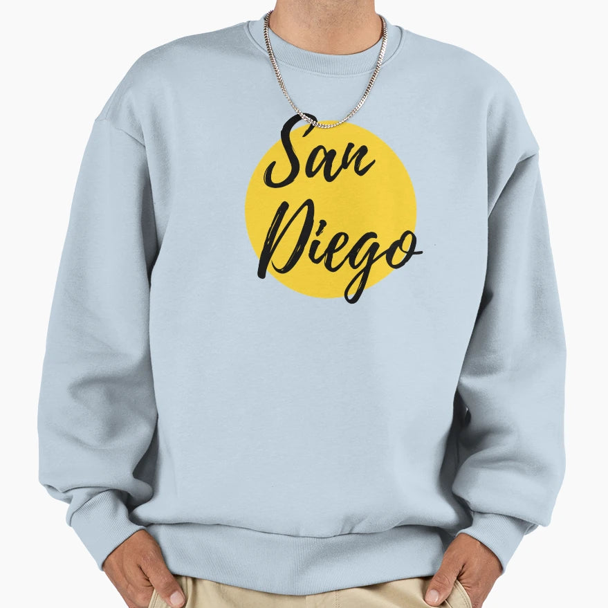San Diego California Sweatshirt - Trendy Graphic for Adults - T-Shirt, Sweatshirt, Hoodie