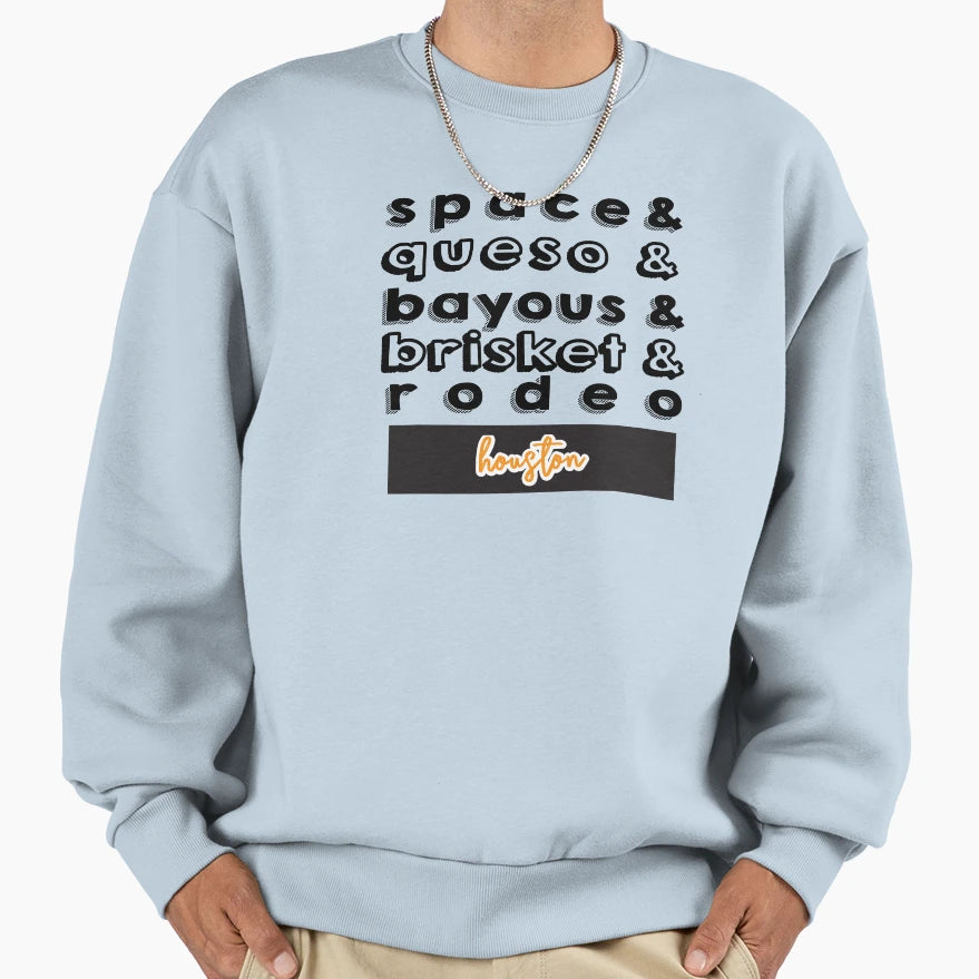 Houston Things Sweatshirt - Minimalist Print Unisex - T-Shirt, Sweatshirt, Hoodie