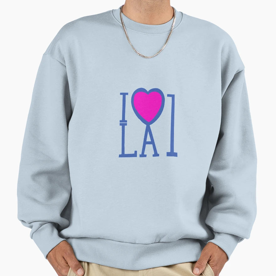 I Love La1 Sweatshirt - Graphic Print Unisex - T-Shirt, Sweatshirt, Hoodie