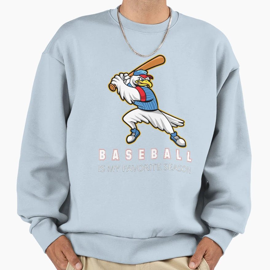 Baseball League Baseball Is My Sweatshirt - Minimalist Print Men Women - T-Shirt, Sweatshirt, Hoodie