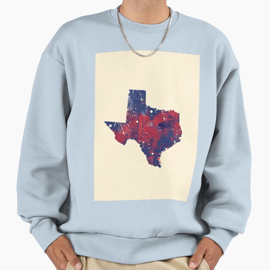 Texas Sweatshirt - Aesthetic Graphic Men Women - T-Shirt, Sweatshirt, Hoodie