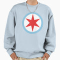 Captain Chicago Clean Sweatshirt - Minimalist Print Unisex - T-Shirt, Sweatshirt, Hoodie