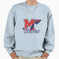 Manalapan High School Braves Sweatshirt - Minimalist Print Unisex - T-Shirt, Sweatshirt, Hoodie