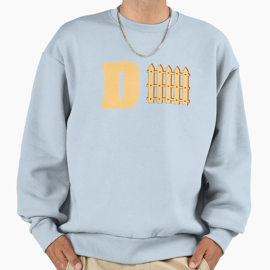 D Fence Sweatshirt - Graphic Print Men Women - T-Shirt, Sweatshirt, Hoodie