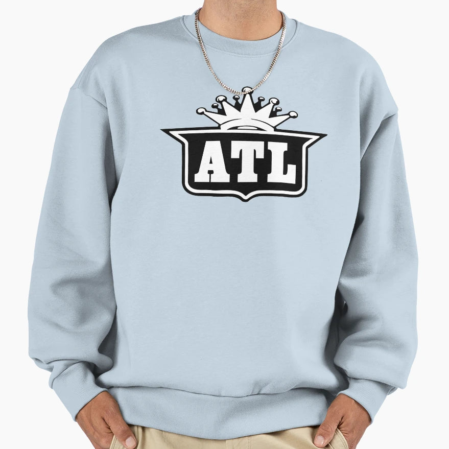 Atl Clean Sweatshirt - Aesthetic Graphic for Adults - T-Shirt, Sweatshirt, Hoodie