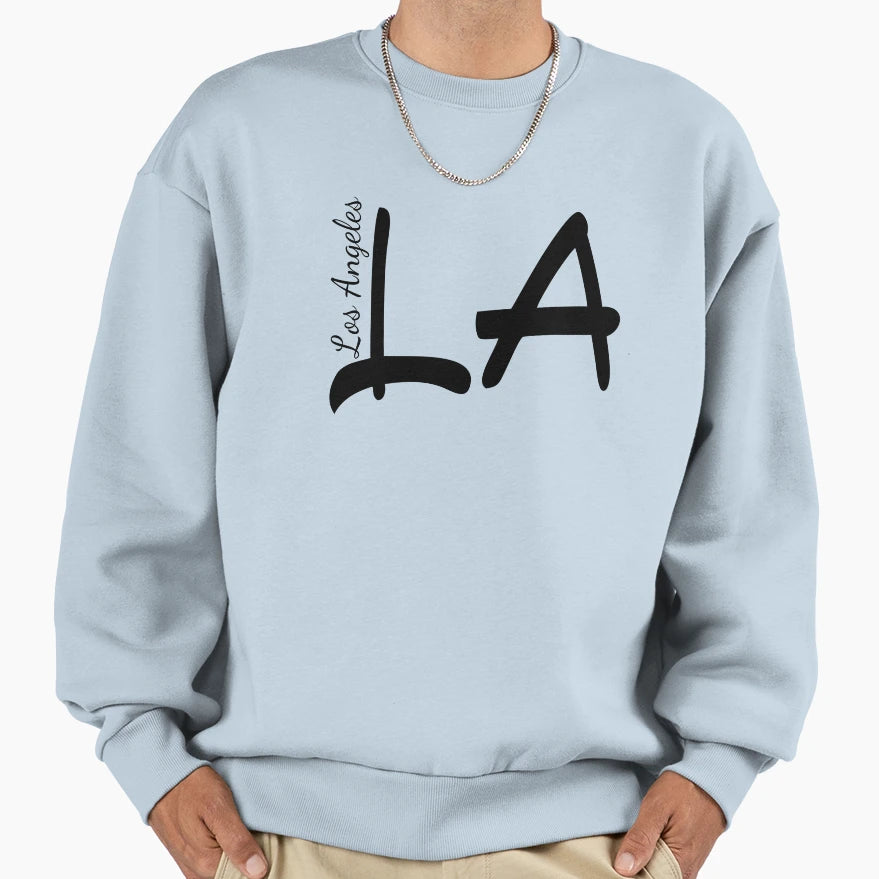 Los Angeles Usa Sweatshirt - Casual Everyday Wear Men Women - T-Shirt, Sweatshirt, Hoodie