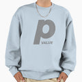 P Value Statistic Significance Sweatshirt - Minimalist Print for Adults - T-Shirt, Sweatshirt, Hoodie