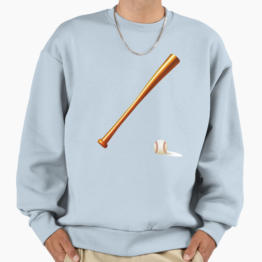Baseball Bat Sweatshirt - Custom Art Print for Adults - T-Shirt, Sweatshirt, Hoodie