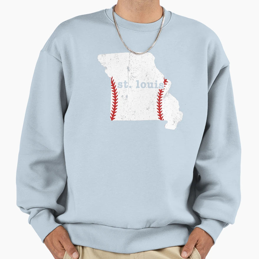 St Louis Softball Baseball T-Shirt - Aesthetic Graphic Unisex - T-Shirt, Sweatshirt, Hoodie