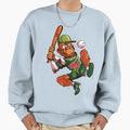 Baseball Monkey Limerick Sweatshirt - Streetwear Style for Adults - T-Shirt, Sweatshirt, Hoodie