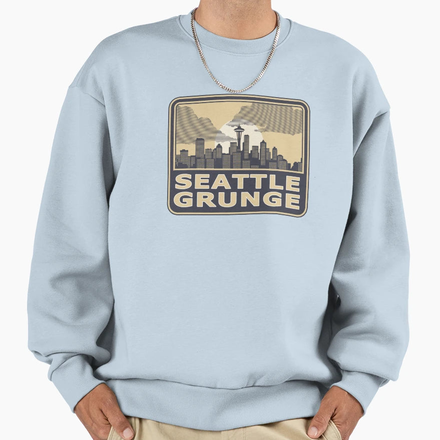 Seattle Grunge Sweatshirt - Fun Novelty Design for Adults - T-Shirt, Sweatshirt, Hoodie