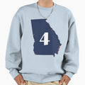 Georgia Fourth State Sweatshirt - Unique Graphic for Adults - T-Shirt, Sweatshirt, Hoodie