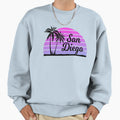 San Diego California Sun Sunset Sweatshirt - Custom Art Print Men Women - T-Shirt, Sweatshirt, Hoodie