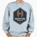 Soccer Team Logo Houston Dash Sweatshirt - Casual Everyday Wear Men Women - T-Shirt, Sweatshirt, Hoodie