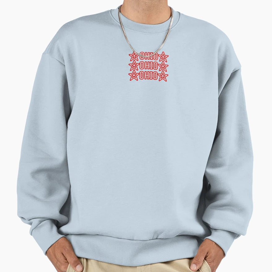 Ohio Red Sweatshirt - Novelty Apparel for Adults - T-Shirt, Sweatshirt, Hoodie