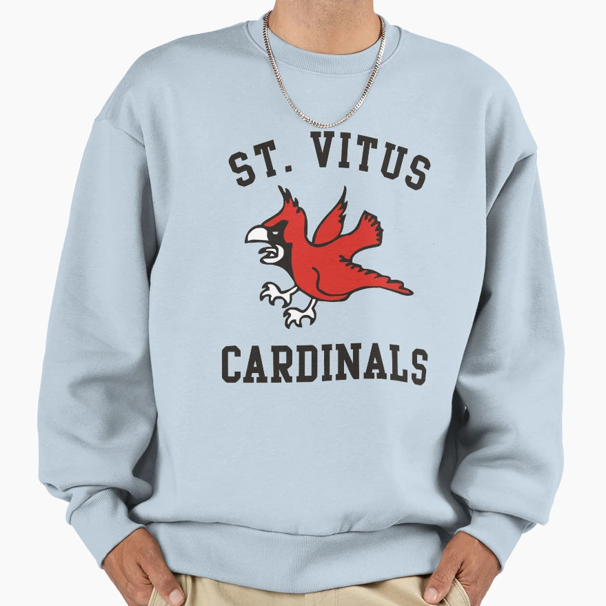 St Vitus Cardinals Basketball Team Sweatshirt - Custom Art Print for Adults - T-Shirt, Sweatshirt, Hoodie