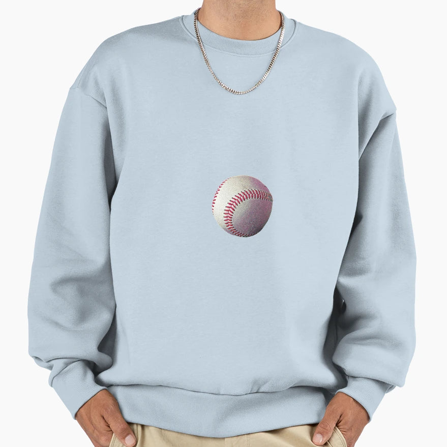 Baseball Pattern Sweatshirt - Unique Graphic Unisex - T-Shirt, Sweatshirt, Hoodie