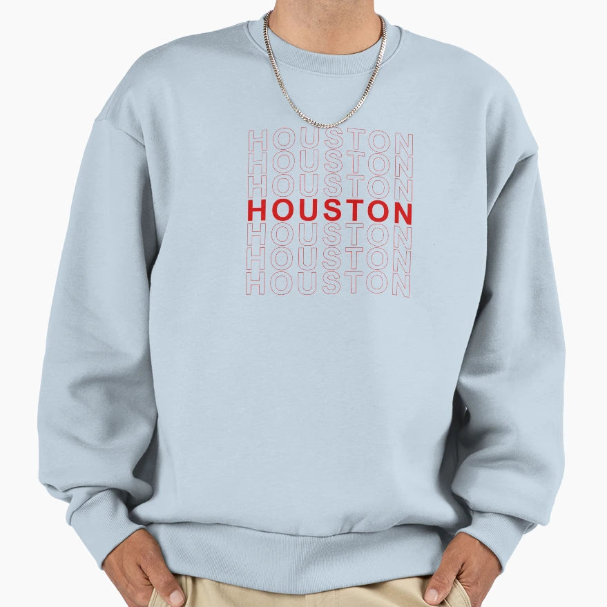 Houston Thank You Bag Sweatshirt - Unique Graphic Unisex - T-Shirt, Sweatshirt, Hoodie