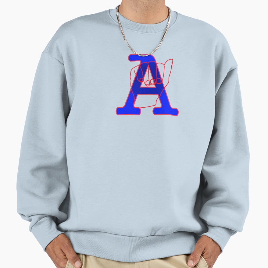 Sign Language Positive Quotes Sweatshirt - Custom Art Print for Adults - T-Shirt, Sweatshirt, Hoodie