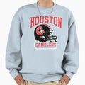 Houston Gamblers Helmet Sweatshirt - Fun Novelty Design for Adults - T-Shirt, Sweatshirt, Hoodie