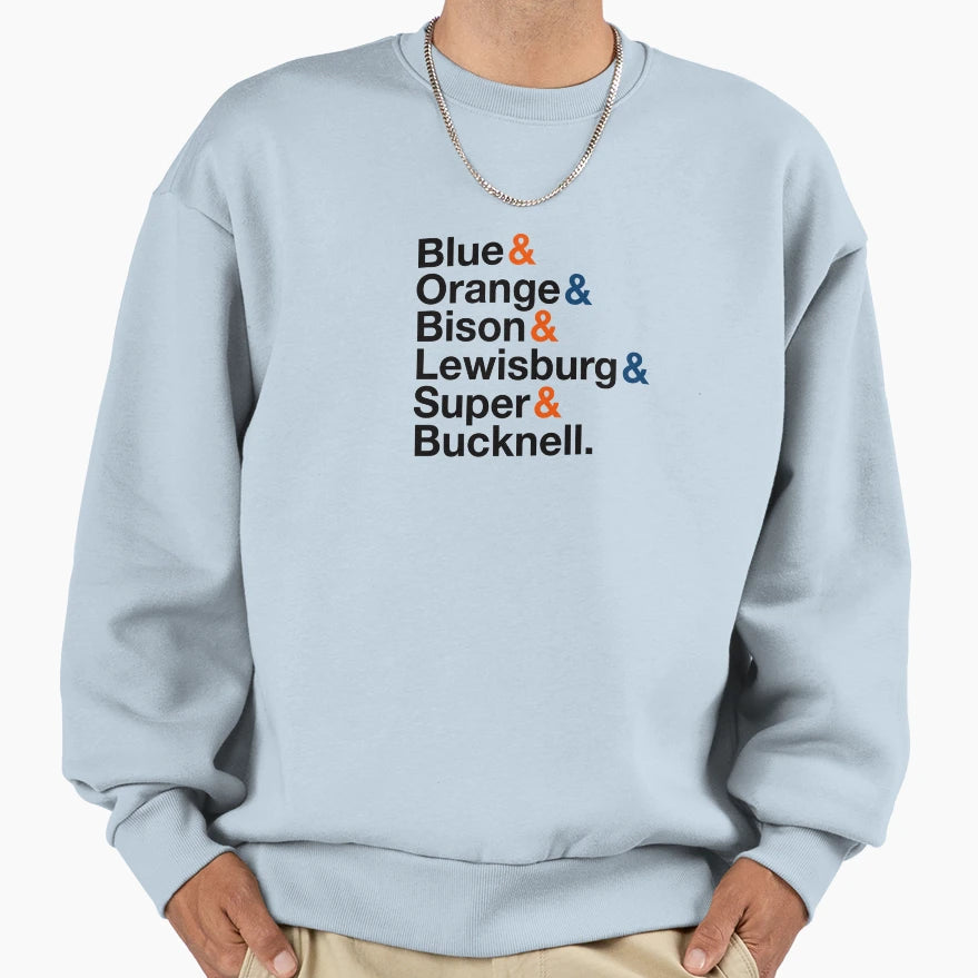 Bison Bucknell Sweatshirt - Novelty Apparel Men Women - T-Shirt, Sweatshirt, Hoodie