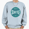Seattle Baseball Ball Stitching Sweatshirt - Custom Art Print Men Women - T-Shirt, Sweatshirt, Hoodie