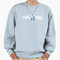 Houston America Including Blue Sweatshirt - Minimalist Print Men Women - T-Shirt, Sweatshirt, Hoodie