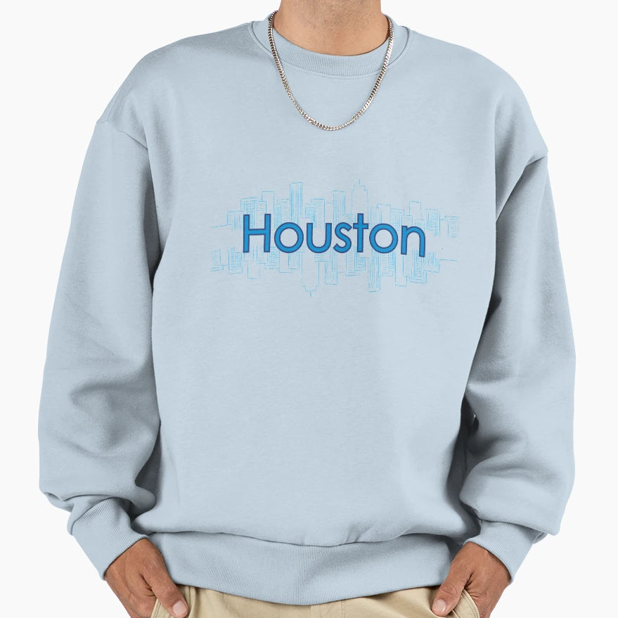 Houston Sweatshirt - Casual Everyday Wear Men Women - T-Shirt, Sweatshirt, Hoodie
