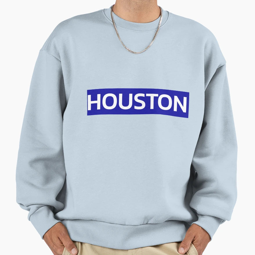 Houston City Sweatshirt - Novelty Apparel for Adults - T-Shirt, Sweatshirt, Hoodie