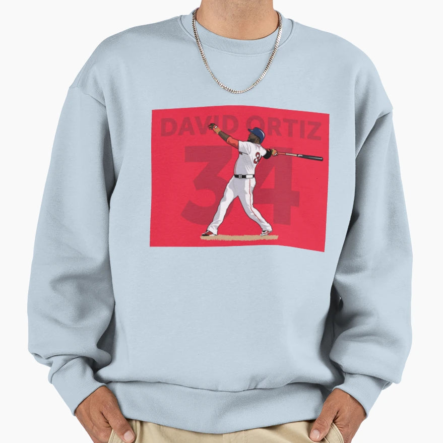 David Ortiz Sweatshirt - Casual Everyday Wear Men Women - T-Shirt, Sweatshirt, Hoodie
