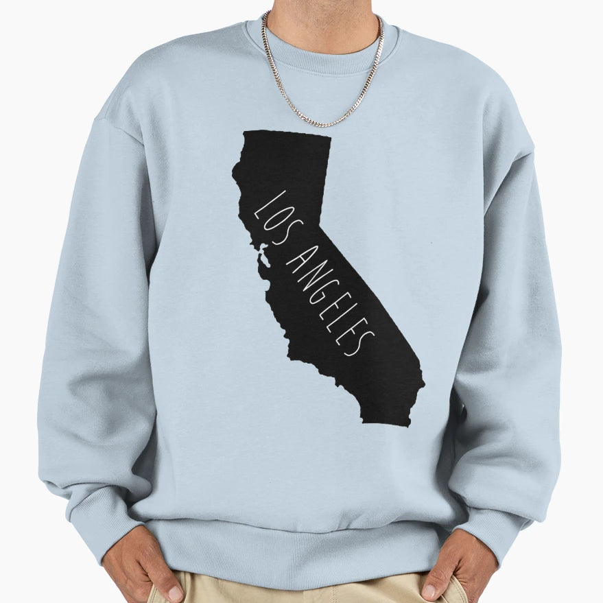 Los Angeles State Sweatshirt - Novelty Apparel Men Women - T-Shirt, Sweatshirt, Hoodie