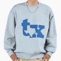 Tx B Ball Blue Sweatshirt - Trendy Graphic Unisex - T-Shirt, Sweatshirt, Hoodie