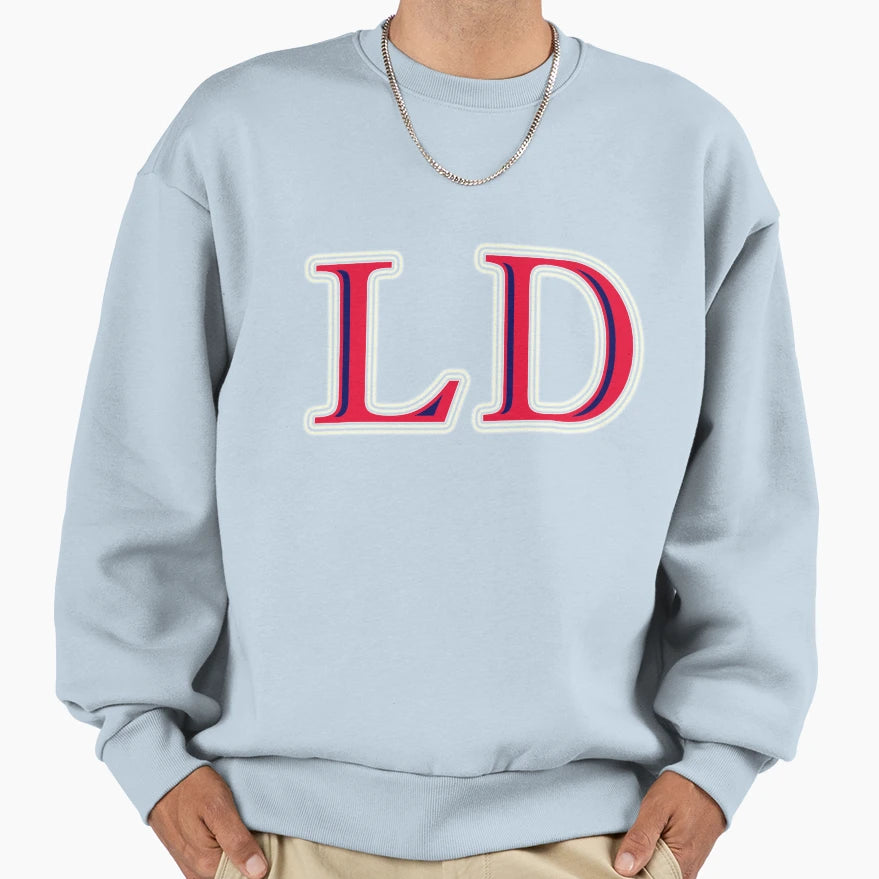 Letters L D Colors Combined Sweatshirt - Custom Art Print for Adults - T-Shirt, Sweatshirt, Hoodie