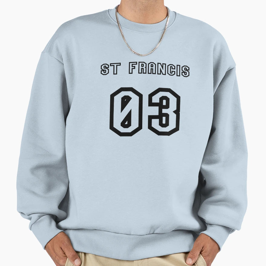 St Francis Jersey Sweatshirt - Fun Novelty Design Unisex - T-Shirt, Sweatshirt, Hoodie